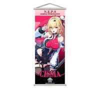 Rainteam Zenless Zone Zero Poster for Game lovers Hanging Wall HD Printing Artistic Scroll Canvas Character Posters for Living Room Bedroom Indoor Décor（Cissia）