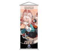 Rainteam Zenless Zone Zero Poster for Game lovers Hanging Wall HD Printing Artistic Scroll Canvas Character Posters for Living Room Bedroom Indoor Décor (Zhao)
