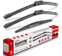 RAINTOK Windscreen Wiper Blades Replacement for Subaru Forester 2019 2020 2021 2022 2023 Original Factory Quality Front Rear Wiper Blades Set for My Car - 26" 17" 14" (3pcs)