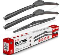 RAINTOK Windshield Wiper Blades Replacement for Toyota Prius 2010 2011 2012 2013 2014 2015 Original Factory Quality Front Rear Wipers Blade Set for My Car - 26" 19" 16" (Pack of 3)
