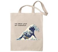 rainUP Art Classic Paintings Bag - Tote Bag (Wave Kanagawa - Hokusai)