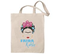 rainUP Frida Kahlo Bag Organic Cotton - Tote Bag (Turquoise)