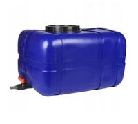 Rainwater Barrel Water Butt Tank with Tap 150L Garden Water Storage Collector Blue Large Opening