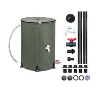 Rainwater Catcher, Rain Barrel - Disassemble the Water Storage Tank | Water Catcher with Zipper Lid for Easy Collection, Ideal for Garden Irrigation and Emergency Water Management