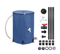 Rainwater Catcher, Rain Barrel - Disassemble the Water Storage Tank | Water Catcher with Zipper Lid for Easy Collection, Ideal for Garden Irrigation and Emergency Water Management