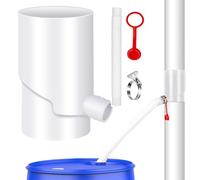 Rainwater Collection Kit - PP Construction | Downspout Diverter Rainwater Harvesting System Connector | Efficient Water Saving Collection Solution For Garden Irrigation Outdoor Use And Home Ra