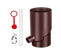 Rainwater Collection Kit - PP Construction | Downspout Diverter Rainwater Harvesting System Connector | Efficient Water Saving Collection Solution For Garden Irrigation Outdoor Use And Home Ra