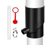 Rainwater Collection Kit Rain Catcher Barrel Diverter Kit Weatherproof Portable Rain Barrels to Collect Rainwater from Gutter for Car Washing, Irrigation