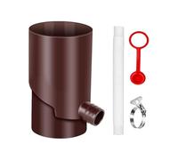 Rainwater Collection Set, Rainwater Collection System - UV Resistant, Weatherproof Rain Butt Diversion Kit, Rain Collection System, Collects Rainwater from the Gutter for Cleaning Garden Watering