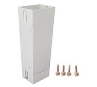 Rainwater Collection System Diverter Connector Kit Heavy Duty Iron Downspout Water Saver for Lawn Garden 3x4in Rectangular Standard