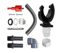 Rainwater Collection System, Rain Barrel Connection Kit - Rain Barrel Spigot Set - Efficient Rainwater Deflector for Collecting Rainwater from the Durable Rain Barrel Set