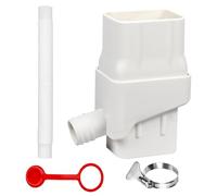 Rainwater Collection System - Universal Downpipe Kit, Adjustable Filter Valve, Eco-Friendly Connector with Strainer | Perfect for 2 x 3 Inch Standard and Garden Water Spout