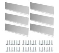 Rainwater Deflection Plate Set with Baffle Plates for Roof Gutter For Protection to Control Water Flow and Reduce Risk of Water Damage on Property (6pcs)