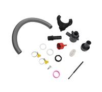 Rainwater Diverter Kit, Water Butt Connector Kit Rain Water Collectors Downpipe Diverters Smart Overflow & Water-Saving with Seal and Flexible Hose Fits for 85 to 90 m² Roofs (50cm)