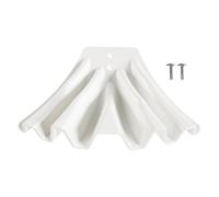 Rainwater Diverter, Rainwater Drainage Gutter Disperser, Easy-Install Splash Guard Design, Flow Control Roofing Accessory for Garden, Yard, Patio, Landscaping, 5x3.8 Inches