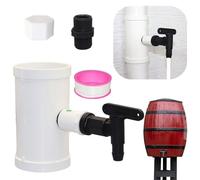 Rainwater Duration | Rain Collector - Downpout - Diverter from the Gutter - Easy to Assemble, Multi-Purpose for Standard Downouts and Collection Barrels