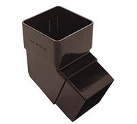 Rainwater Pipe Accessories - Black Downpipe - Square Offset Bend