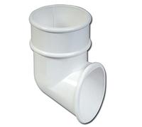 Rainwater Pipe Accessories - White Downpipe - Round Pipe Shoe