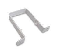 Rainwater Pipe Accessories - White Downpipe - Square Pipe Clips Pack of 5