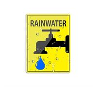 Rainwater Sign For Door Acrylic Plastic Sign For Office Restaurants Hotels Supermarket Supplies 6 By 8 Inch