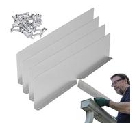Rainwater Splash Plate - Roof Gutter Guard, Downspout Rain Diverter | Roofs Rainwater Deflector Gutter Protection Plate Enhanced Drainage Flow System with Easy Installation for Rooff Valleys