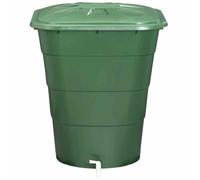 Rainwater tank 203l green water barrel garden water storage