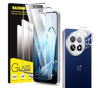 Rainway for OnePlus 13 5G Tempered Glass, 2+2 Pack 3D Screen Protector + Camera Lens Protector, 9H Hardness HD Clear Bubble Free Film, Anti-Scratch Premium Protective Glass