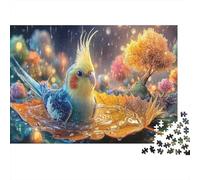 Rainy Bird 1000pc DIY Jigsaw Puzzle for Adult Fans Premium Cardboard Home Decoration Wall Display Gift for Friends At-home Relaxation Jigsaw 52x38cm/1000pcs
