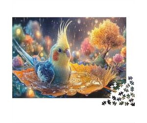 Rainy Bird 1000pc DIY Jigsaw Puzzle for Adult Fans Premium Cardboard Home Decoration Wall Display Gift for Friends At-home Relaxation Jigsaw 52x38cm/1000pcs
