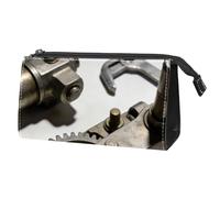 Rainy City Streets Versatile Cosmetic Organizer with Water-Resistant Interior and Travel-Friendly Design