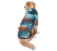 Rainy Day Dog Hoodie for Medium and Large Dogs – Soft Polyester Pet Clothes, Suitable for All Seasons