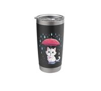 Rainy Day Kitten Stainless Steel Insulated Tumbler