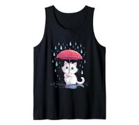 Rainy Day Kitten Tank Top