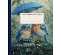 Rainy Day Retreat Composition Notebook | Cozy College-Ruled Notebook: Under the Umbrella | 110 Pages | 7.5" x 9.25" | Perfect for Students, Writers, and Dreamers