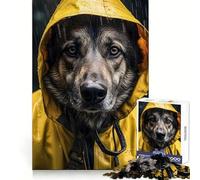 Rainy Day Shepherd 1000 Pieces Jigsaw Puzzles for Adults Mind Exercise Toy Relax Time Precision Cut Stylish Gift (38x52cm)
