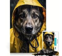 Rainy Day Shepherd Jigsaw Puzzles 1000 Piece for Teenagers Logic Ability Toy Relaxing Fun Accurate Cut Artistic Gift (50x75cm)