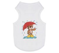 'Rainy Day Teddy Bear' Pet Dog/Cat T-Shirt (PT00106087)