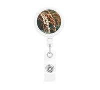 Rainy Day Wheat Field Retractable Badge Holder is Durable Sturdy Comes with A Lanyard for Office Hospital Staff Wearing