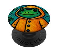 Rainy Frog Spring St. Patricks Day PopSockets Adhesive PopGrip