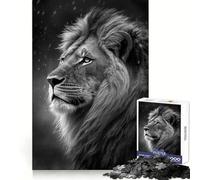 Rainy Lion Hard Jigsaw Puzzle for Adults 1000 Pieces Mind Puzzle Calm Relax Art Assembly (50x75cm)