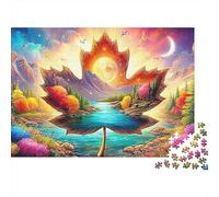 Rainy Parrot 1000Pc Jigsaw Puzzle Highly Playable Puzzle Ideal for Family Fun, Adults & Kids 70x50cm/1000pcs