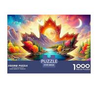 Rainy Parrot Jigsaws 1000 Piece Puzzle Family Decoration Impossible Wall Decor for Adults & Kids Age 12 Years Up 38x26cm/1000pcs