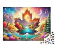 Rainy Parrot Puzzle Swirly Cosmic Creature Art 1000Pc Recycled Paper Educational Game Decompression Great Gift Idea 52x38cm/1000pcs