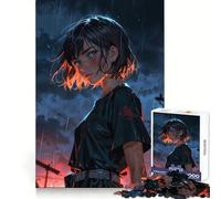 Rainy Reflection Jigsaw Puzzles 1000 Piece for Teenagers Logic Ability Toy Relaxing Fun Accurate Cut Artistic Gift (38x52cm)