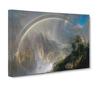 Rainy Season In The Tropics By Frederic Edwin Church Canvas Print | Gallery Wrapped 30mm Frame Wall Art | 30x20 inches | Ready to Hang | Classic Cityscape Picture | Living Room Bedroom Lounge Office