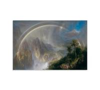 Rainy Season in The Tropics By Frederic Edwin Church Poster Canvas Room Aesthetic Wall Art Prints Home Modern Decor 12x18inch