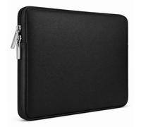 RAINYEAR 13 Inch Laptop Sleeve Soft PU Leather Case for MacBook Air 13" M5 M4 M3 M2 M1 A3449 A3240 A3113 A2681 A2338 A2337, Macbook Neo, 13.3 & 14 Inch Macbook Pro Water Resistant Padded Bag(Black)