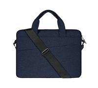 RAINYEAR 14 Inch Laptop Sleeve Case Messenger Shoulder Bag, Navy Blue