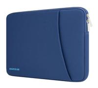 RAINYEAR 14 Inch Laptop Sleeve Padded Case with Front Pocket, Navy Blue