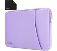RAINYEAR 15.6 Inch Laptop Sleeve Case Compatible with Most 15.6 Inch Chormebook Notebook Ultrabook 16 inch Ultra Slim Bezel Laptop Protective Portable Computer Cover Bag, Purple